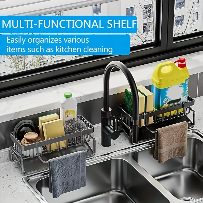 Cenaro DryDock – Sink Sponge & Brush Organizer
